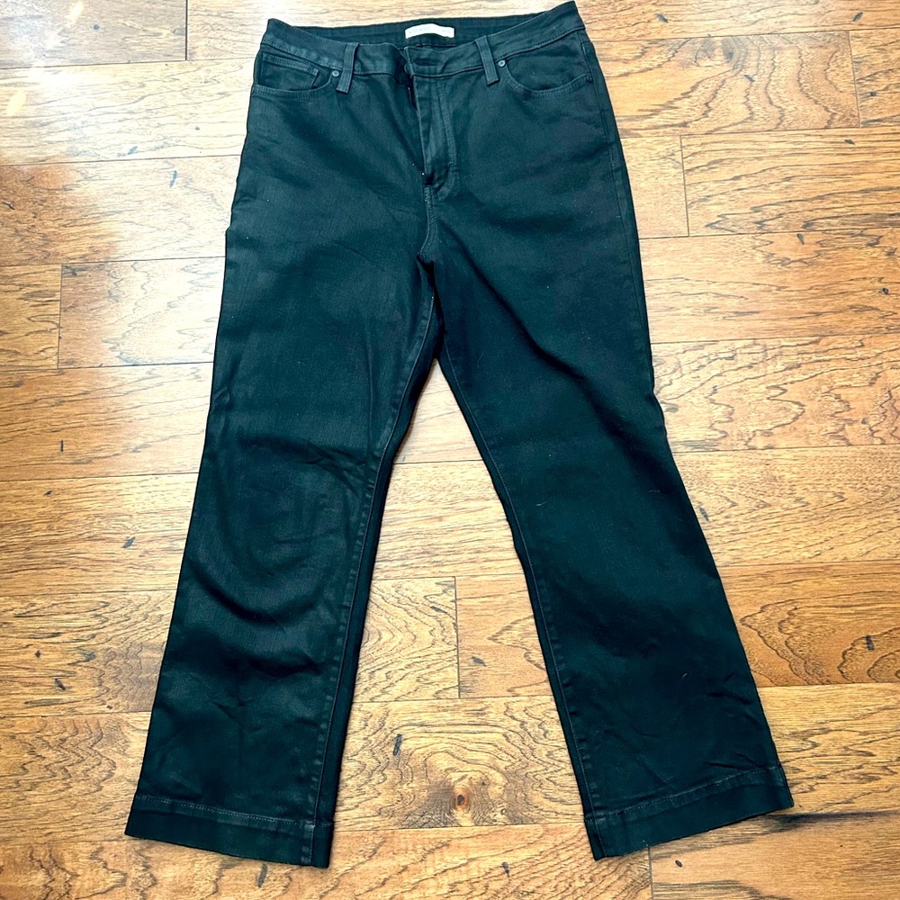 Nine West Leather Feel Jean size 12